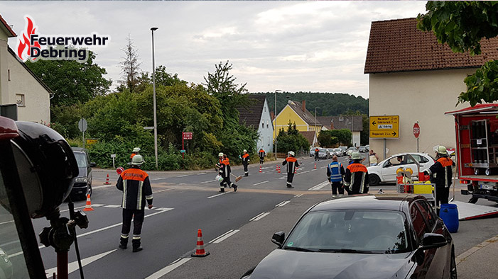 4km Ölspur von Debring bis nach Erlau