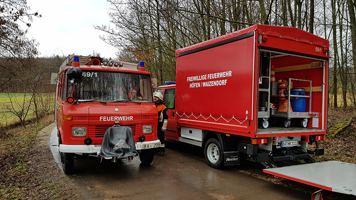 Gemeinsame Übung Bibersperre