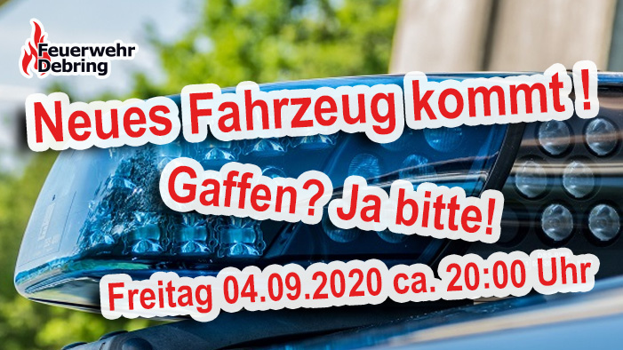 Neues Fahrzeug kommt nach Debring