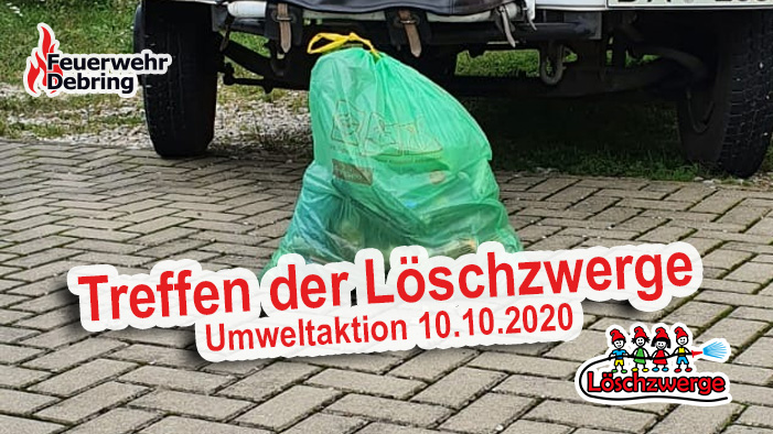 Treffen der Löschzwerge - Müllaktion 10.10.2020