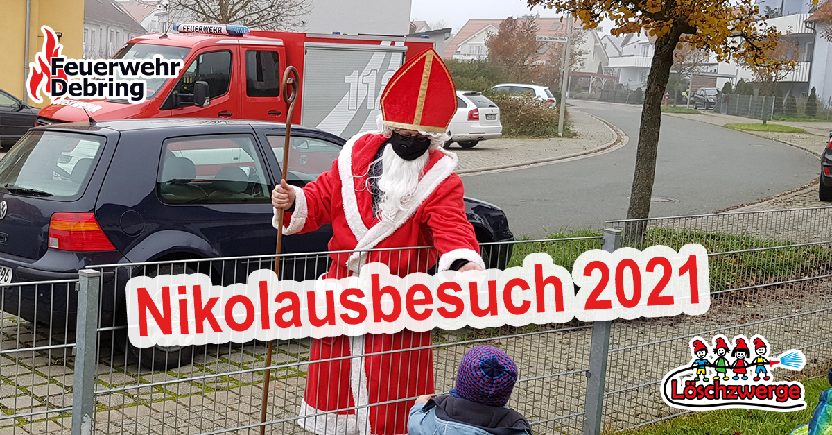 Nikolausbesuch für unsere Kinderfeuerwehr 04.12.2021